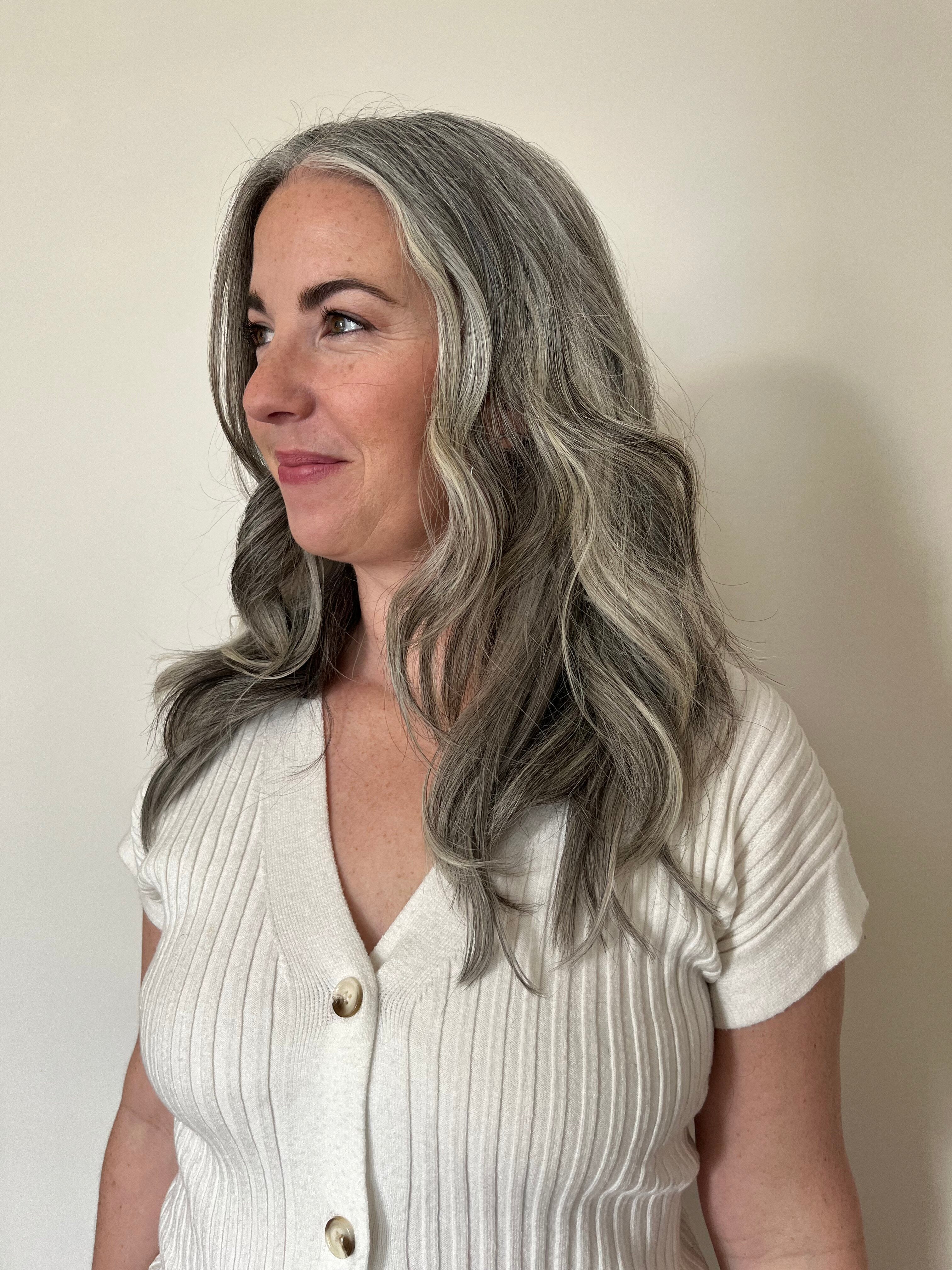 How We Make Gray Hair Shiny & Silver BFB HAIR BFB Hair