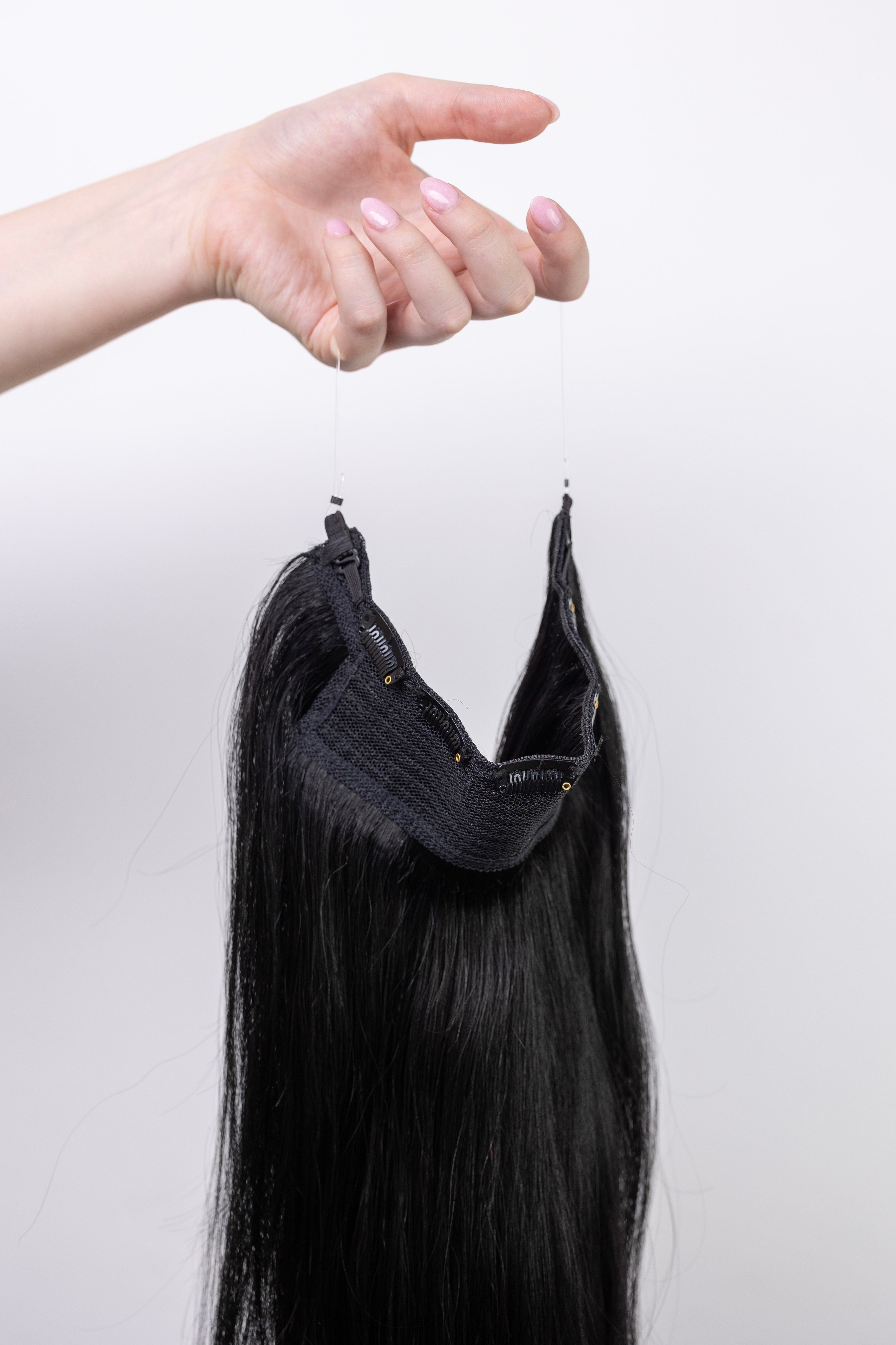 BFB NoShow Clip in Extensions Volume & Length Black Licorice