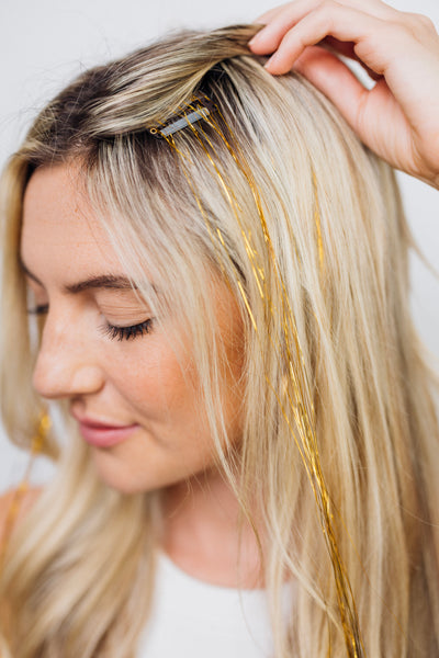 Gold | BFB Tinsel Clip-Ins